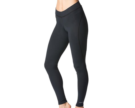 Terry Women's Thermal Tights (Black) (XL)