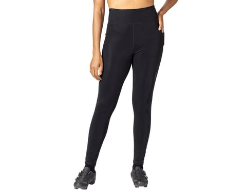 Terry Pad-less Hi-Rise Tights (Black) (S)