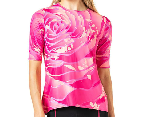 Terry Women's Soleil Flow Short Sleeve Cycling Top (Rose Pedals)