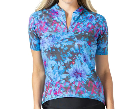 Terry Women's Soleil Short Sleeve Jersey (Neon Fields) (XL)