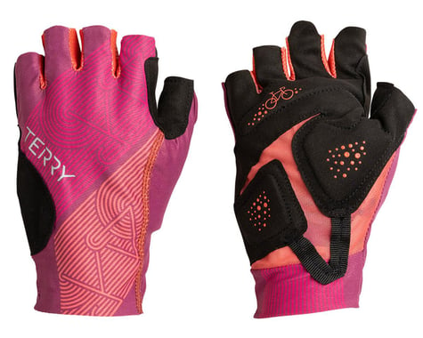 Terry Women's Soleil UPF 50+ Short Finger Gloves (Zoom/Red) (S)