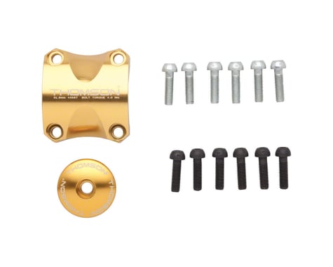 Thomson Stem Faceplate Dress Up Kit (Gold) (For X4) (31.8mm)