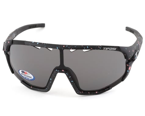 Tifosi Sledge Sunglasses (Moon Dust) (Smoke/AC Red/Clear Lenses)