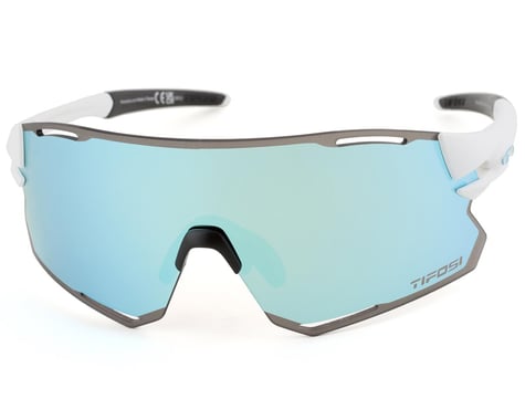 Tifosi Rail Race Sunglasses (Matte White) (Clarion Blue/Clear Lenses)