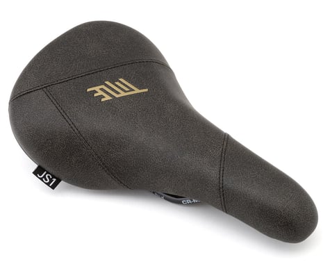 Title MTB JS1 Saddle (Black/Gold Crackle)