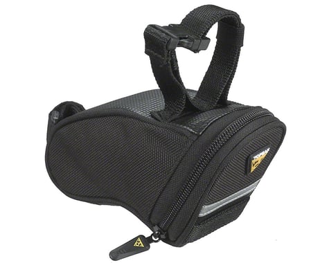 Topeak Aero Wedge Saddle Bags (Black) (w/ Strap) (XS)