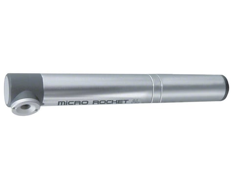 Topeak Micro Rocket AL Mini Pump (Silver) (Aluminum) (Presta Only)