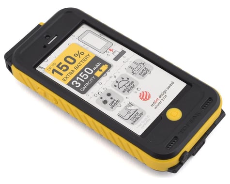 Topeak WeatherProof Ridecase w/ Battery (Black/Yellow) (iPhone SE/5/5s)