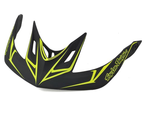 Troy Lee Designs A2 Helmet Visor for Pinstripe (Black/Yellow)