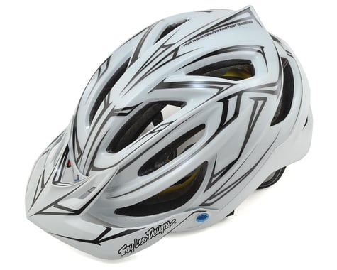 Troy Lee Designs A2 MIPS Helmet (Pinstripe White/Reflective)
