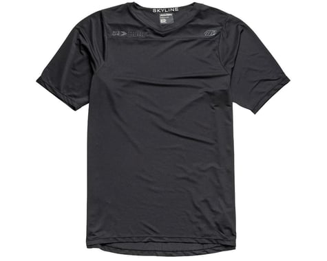 Troy Lee Designs Skyline Short Sleeve Jersey (Mono Black) (M)