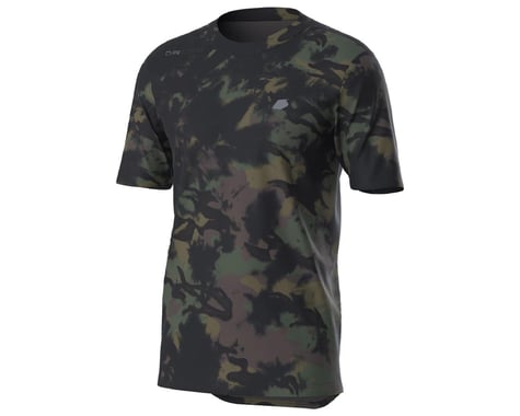 Troy Lee Designs Flowline Short Sleeve Jersey (Covert Army Green) (L)