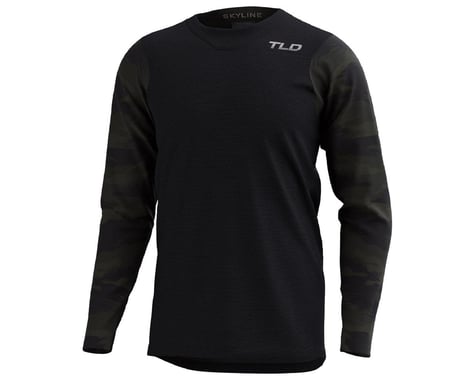 Troy Lee Designs Skyline Long Sleeve Chill Jersey (Hide Out Black) (S)