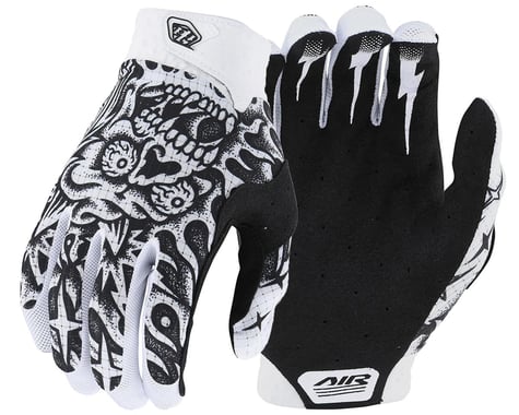 Troy Lee Designs Air Gloves (Skull Demon White/Black) (S)