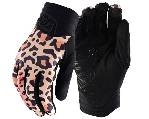 Troy Lee Designs Womens Luxe Glove (Leopard Bronze) (2XL)