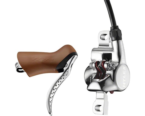 TRP Hylex RS Hydraulic Disc Brake and Lever (Gum/Silver) (Front) (Post Mount)