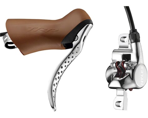 TRP Hylex RS Hydraulic Disc Brake and Lever (Gum/Silver) (Rear) (Post Mount)