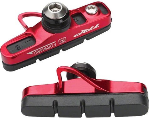 TRP Inplace Road Cartridge Brake Pads with Red Holders Front and Rear Set of 4