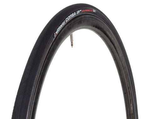 Vittoria Corsa Competition TLR Tubeless Road Tire (Black) (700c / 622 ISO) (28mm)