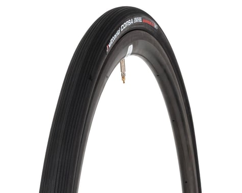 Vittoria Corsa Control TLR Tubeless Road Tire (Black) (700c) (30mm)