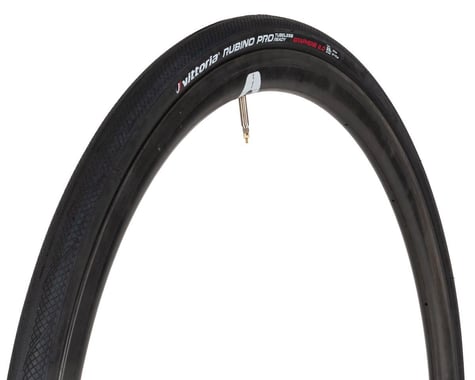 Vittoria Rubino Pro TLR Tubeless Road Tire (Black) (700c) (28mm)