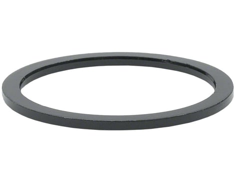 Wheels Manufacturing 1-1/8" Headset Spacers (Black) (5 Pack) (1.5mm)