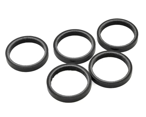 Wheels Manufacturing 1-1/8" Carbon Headset Spacer (Black) (5mm)