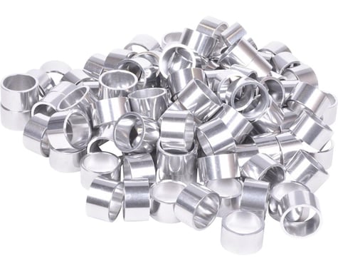 Wheels Manufacturing Bulk Headset Spacers 1-1/8" x 20mm Silver, Bag of 100
