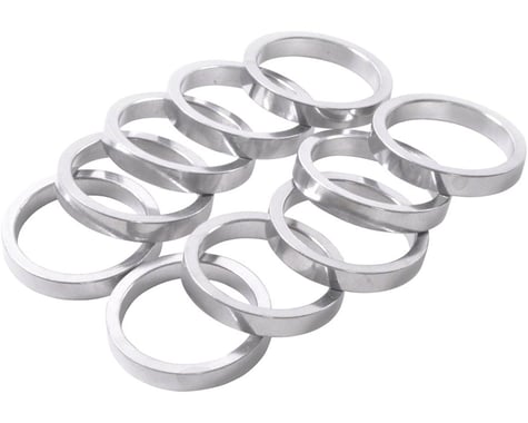 Wheels Manufacturing 1" Headset Spacer (Silver) (10) (5mm)