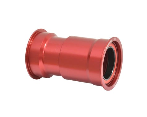 Wheels Manufacturing PF30 Bottom Bracket (Red) (w/ ZERO Ceramic Hybrid Bearings)