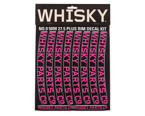 Whisky Parts 50w Rim Decal Kit for 2 Rims Magenta