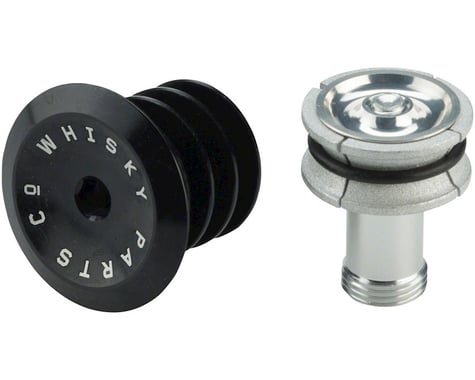 Whisky Compression Plug with Topcap, 1-1/8", Black