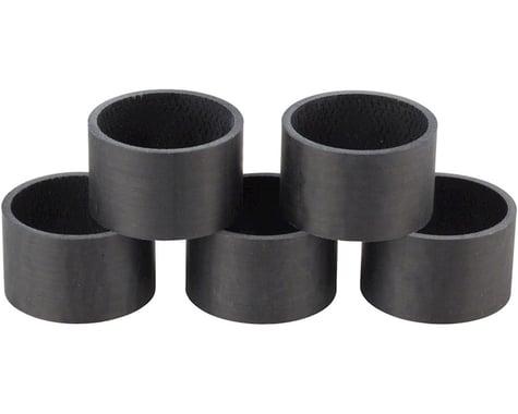 Whisky Parts Whisky 20mm UD Carbon Spacer Gloss Black 5-pack