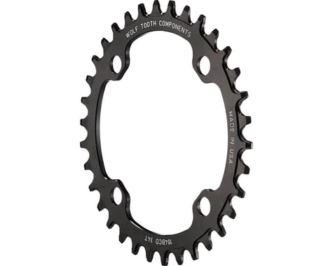 Wolf Tooth Components Drop-Stop Chainring (Black) (Drop-Stop A) (Single) (38T)