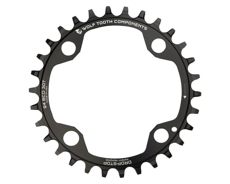 Wolf Tooth Components 4-Bolt Chainring (Black) (94mm BCD) (Drop-Stop A) (Single) (32T)