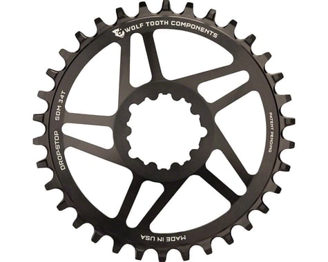 Wolf Tooth Components SRAM Direct Mount Chainrings (Black) (Drop-Stop A) (Single) (6mm Offset) (26T)