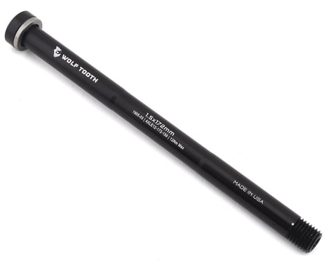Wolf Tooth Components 12mm Rear Thru Axle (Black) (172mm) (1.5mm)