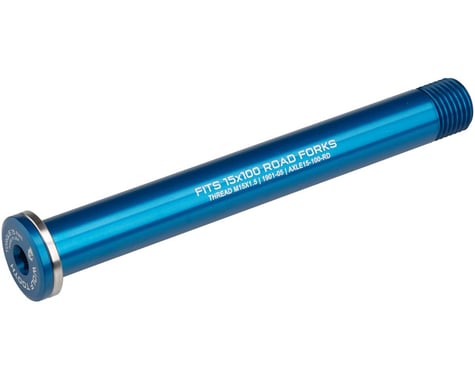 Wolf Tooth Components Road Thru Axle (Blue) (15mm x 100mm)