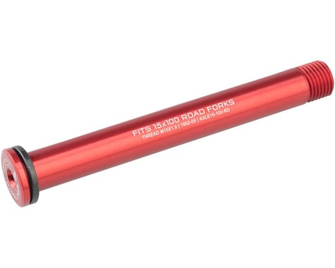 Wolf Tooth Components Road Thru Axle (Red) (15mm x 100mm)