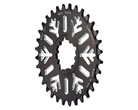 Wolf Tooth Components Snowflake Direct Mount BB30 Chainring (Black)