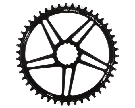 Wolf Tooth Components Cinch Direct Mount CX/Road Chainring (Black) (Drop-Stop B) (Single) (46T)