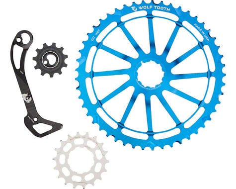 Wolf Tooth Components WolfCage Combo Pack (Blue) (49T Cog & 18T Cog)