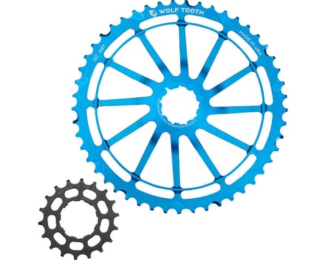 Wolf Tooth Components GC49 (Blue) (49T Cog & 18T Cog) (For SRAM NX Cassettes)