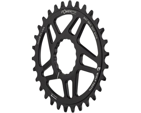 Wolf Tooth Components Elliptical Direct Mount Chainring (Black) (Drop-Stop ST) (Single) (3mm Offset/Boost) (32T)