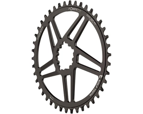 Wolf Tooth Components SRAM Direct Mount Elliptical Chainring (Black) (Drop-Stop B) (Single) (6mm Offset) (40T)