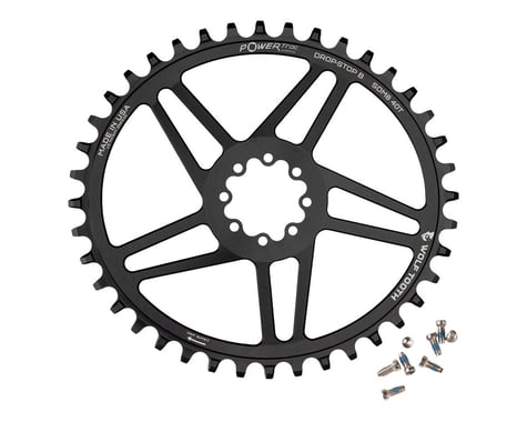 Wolf Tooth Components SRAM 8-Bolt Direct Mount Elliptical Chainring (Black) (Drop-Stop B) (Single) (6mm Offset) (40T)