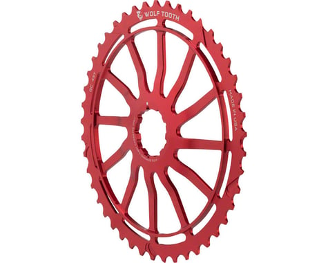 Wolf Tooth Components 45T GC Cog (Red) (For Shimano 11-36 10-speed Cassettes)