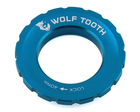 Wolf Tooth Components Centerlock Rotor Lockring (Blue) (External Spline)