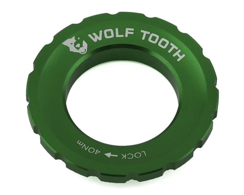 Wolf Tooth Components Centerlock Rotor Lockring (Green) (External Spline)