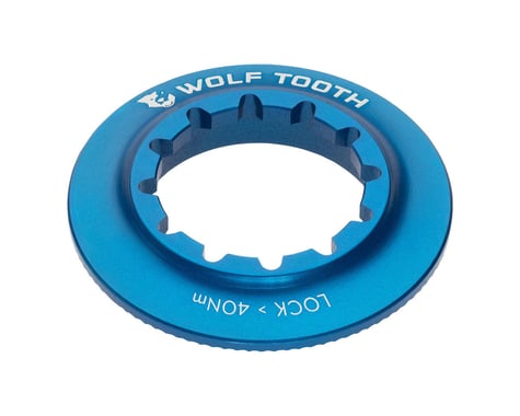 Wolf Tooth Components Centerlock Rotor Lockring (Blue) (Internal Spline)